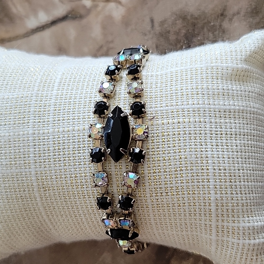 Vintage 50's Rhinestone Bracelet